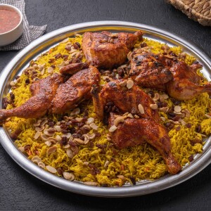 Image for 'منسف كبسة  دجاجتين' Item