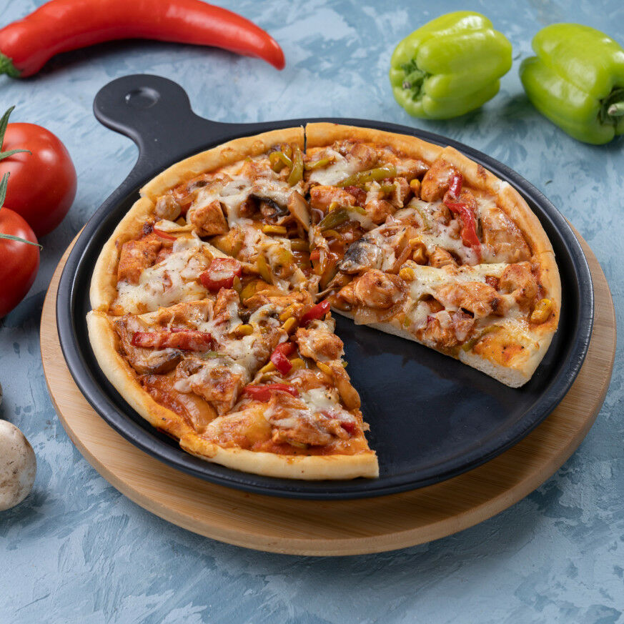 ACILI MEKSİKA TAVUKLU PİZZA BÜYÜK BOY