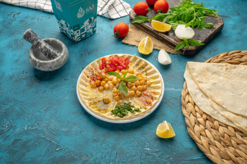 Image for 'صحن مسبحة (حمص ناعم)' Item