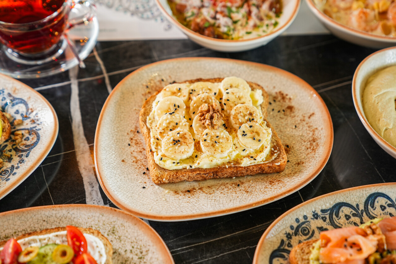 Cream & Banana Toast