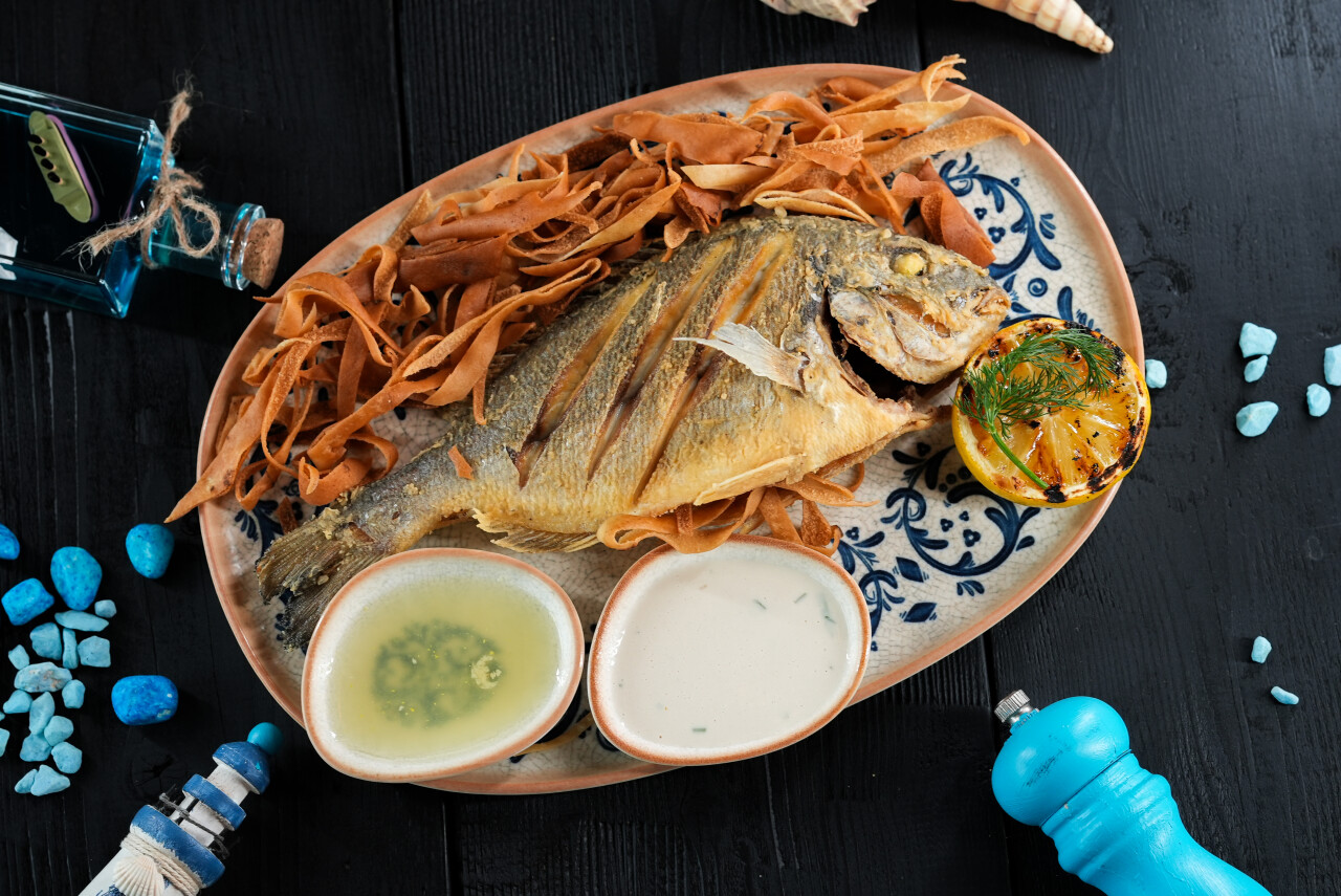 Fried Sea Bream(500-600 gr)