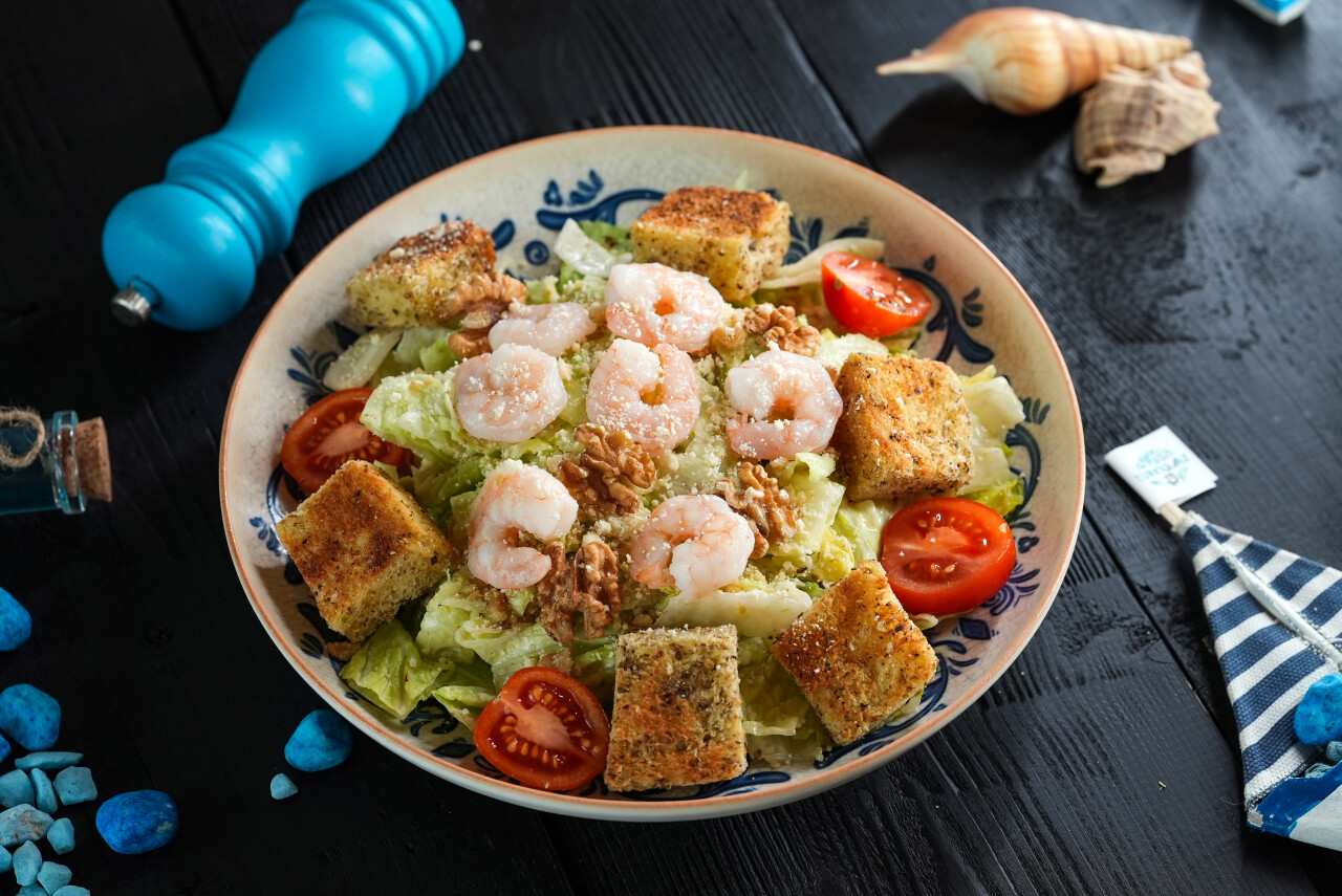 Shrimp Caesar Salad